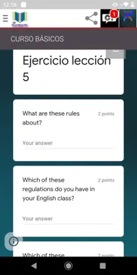 curso de ingles android App screenshot 10